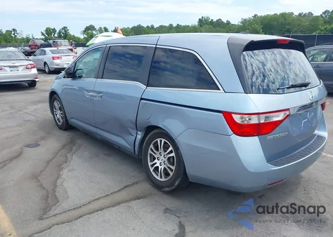 2012 Honda Odyssey Ex-L из США, поврежденный, VIN 5FNRL5H64CB093759